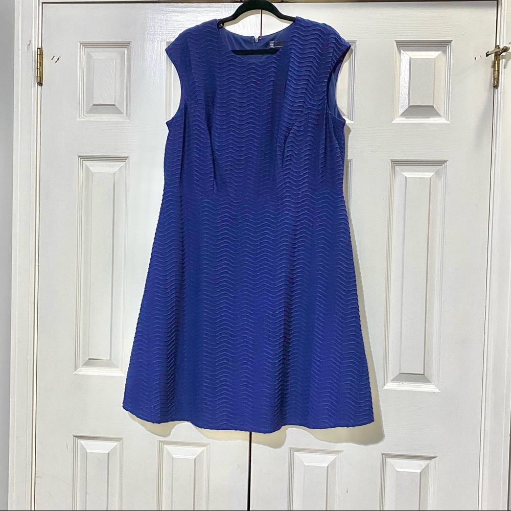 Navy A-Line Dress 18W